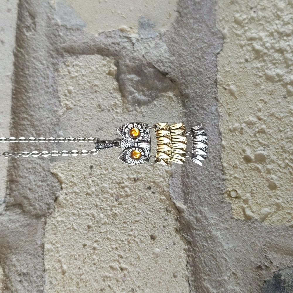 Vintage Owl Necklace